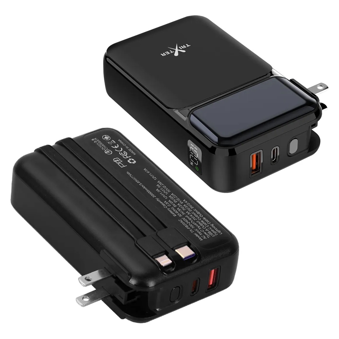 Power bank de 20,000 mAh y potencia de 20W