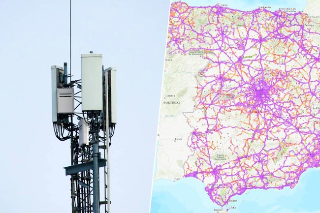 Mapa Cobertura Movil Antena