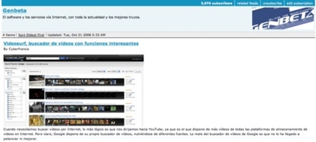 Bloglines vuelve a actualizar sus fuentes
