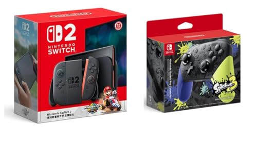Pack Nintendo Switch 2 Mario Kart World Bundle más Procontroller Splatoon Version Nintendo Switch 1
