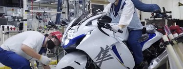 De Japón a tu corazón: Así se construye una Suzuki Hayabusa a mano en Japón en 10 horas de ASMR industrial