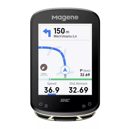 Magene C506SE GPS Computadora Bicicleta, Navegación por vías, Pantalla a Color de 2,4'' Resistente al Agua, Datos Personalizados, 11 Idiomas, Bluetooth&WiFi