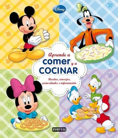 "Aprende a comer y a cocinar" en este libro protagonizado por los personajes de Disney