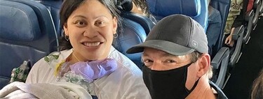 Una mujer dió a luz a su bebé de 29 semanas en pleno vuelo sin saber que estaba embarazada