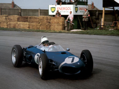 Stirling Moss Ferrari 156 F1 (fotomontaje)