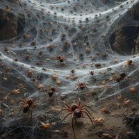La telaraña más grande del mundo ha sido descubierta por unos científicos. Está en una cueva y tiene cientos de miles de arañas