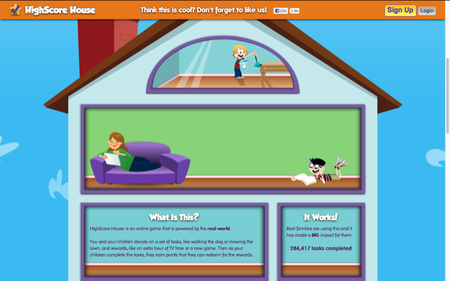 HighScore House es un juego para realizar las tareas de forma colaborativa en el hogar con recompensas