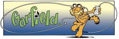Garfield también tiene iPod