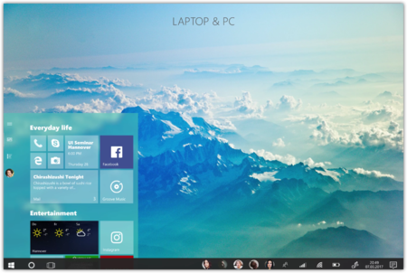 Este diseño conceptual de Windows 10 nos da una idea de lo que podría llegar a ser Project Neon