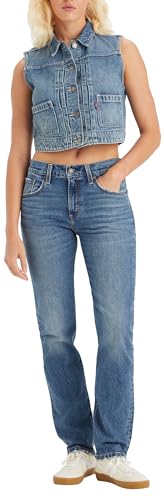 Levi's Middy Straight, Jeans para Mujer, On Trend, 24W / 31L