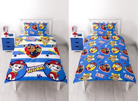 Por sólo 13,08 euros tenemos esta funda reversible para camas de 90 cm de la Patrulla Canina en Amazon