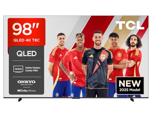 TCL 98T8C 98” QLED 4K 144Hz HDR UHD TV 