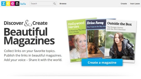 Zeen, el nuevo proyecto de AVOS para crear revistas virtuales: lo probamos