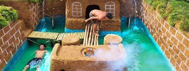 YouTube se ha llenado de piscinas alucinantes hechas a mano: la fiebre de la "tecnología primitiva"