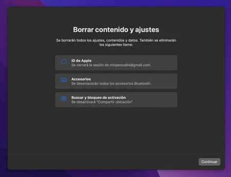 formatear mac macos monterey borrar contenidos ajustes