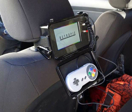 RetroPie consola en el coche con Raspberry Pi