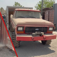Esta Ford F-250 de 1978 llevaba 20 años abandonada en un contenedor marítimo. Ver cómo la limpian hasta dejarla como nueva es adictivo 