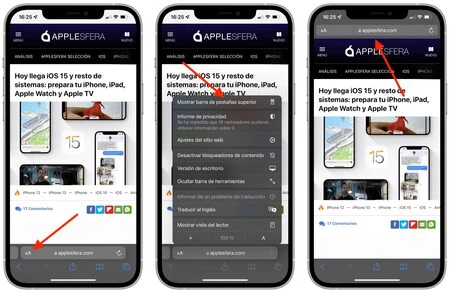 サファリバー iOS 15