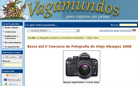 Concurso de Fotografía de Viaje Olympus 2008