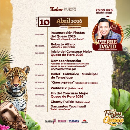 Date una vuelta este fin de semana por las Fiestas del queso 2026, en un destino lleno de aventura, balnearios y cultura maya 