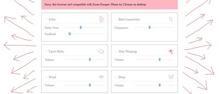Zoom Escaper: el widget de Chrome que te permite hacer interferencias a tus videollamadas cuando te cansas de ellas