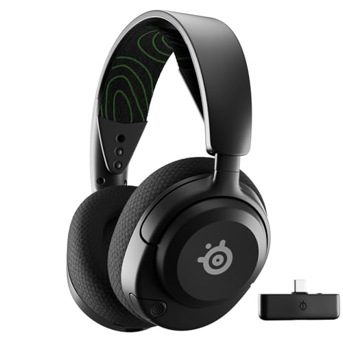 SteelSeries Arctis Nova 5X Wireless -Auriculares gaming -Controladores magnéticos de neodimio -Más de 100 preajustes de audio -Batería de 60 horas-2,4 GHz o BT- Micro Gen2.X - Xbox,PC,PS5,Switch,móvil