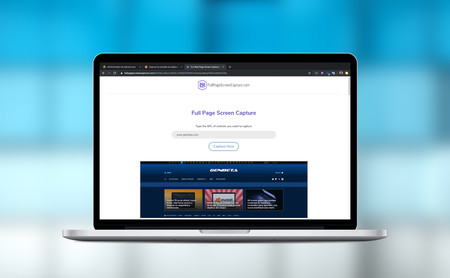 Con esta herramienta puedes hacer una captura de pantalla completa de una web con tan solo introducir su URL