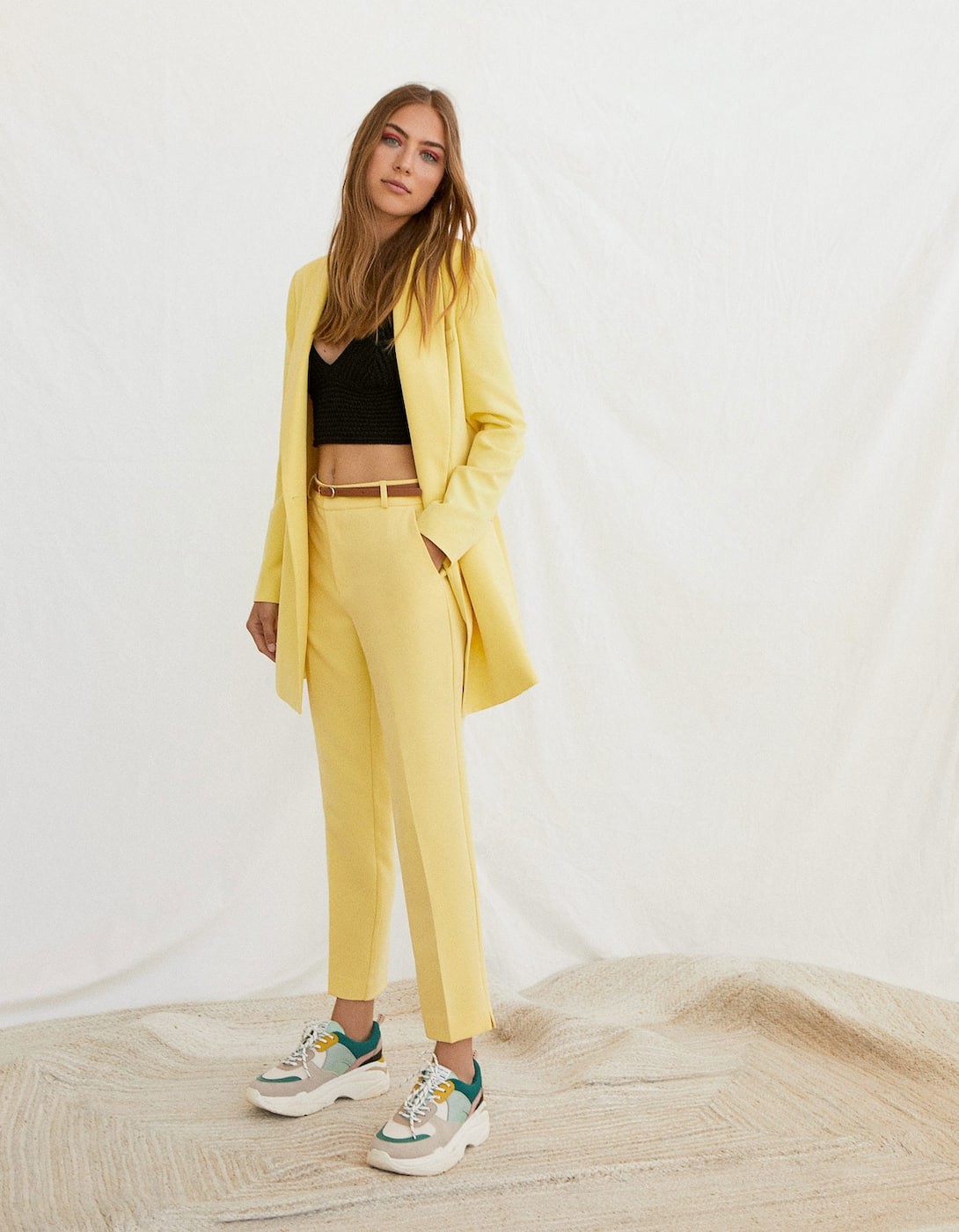 Zara Traje PantalÃ³n Mujer H&m Zara Pantalon Traje Mujer