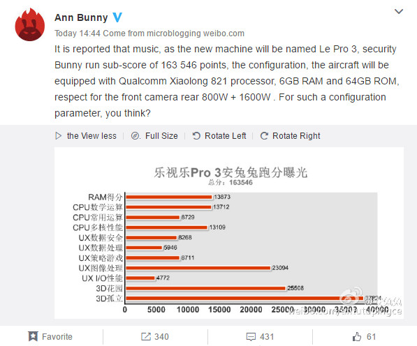 Benchmark Leecolepro3