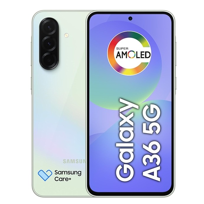 Celular Samsung Galaxy A36 5G 128GB, 6GB RAM, Câmera 50MP, IP67, Super AMOLED 6.7", Recursos AI, Branco
