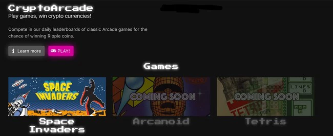 Window Y Crypto Arcade