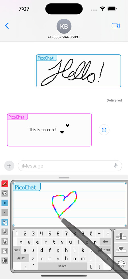 App Pictochat Smartphone