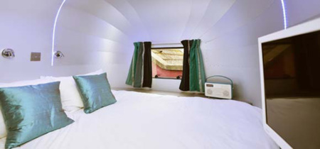 Caravanas en el ático