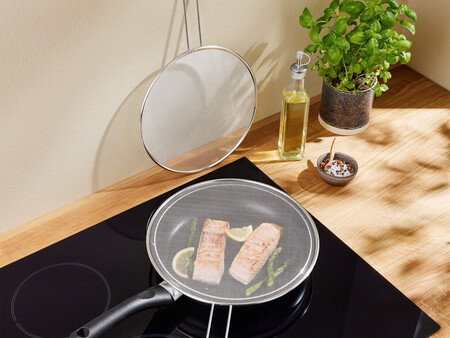 Set De Tapas Antisalpicaduras De Acero Inoxidable