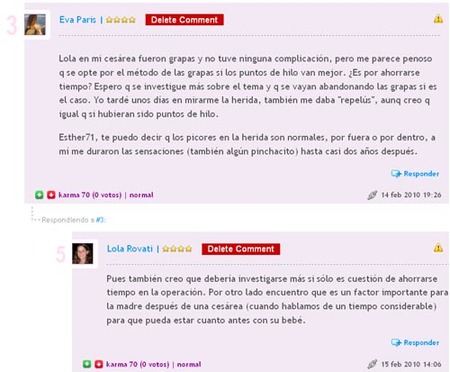 Mejoramos el sistema de comentarios en Bebés y más