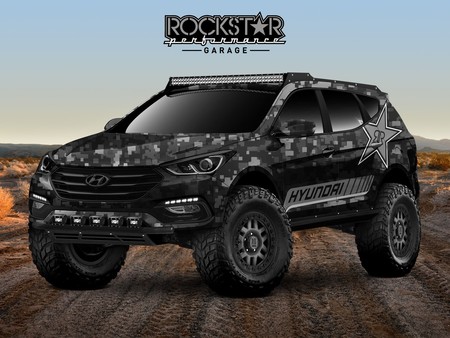 Este Hyundai Santa Fe Sport Concept para el SEMA es un salvaje todoterreno ideado para el desierto