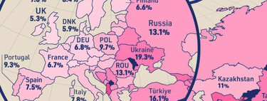 El tamaño de la economía sumergida de todos los países del mundo, expuesto en este revelador mapa