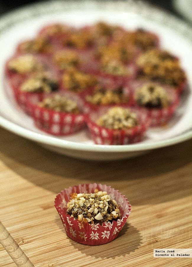 Bombones de morcilla y manzana: receta de aperitivo