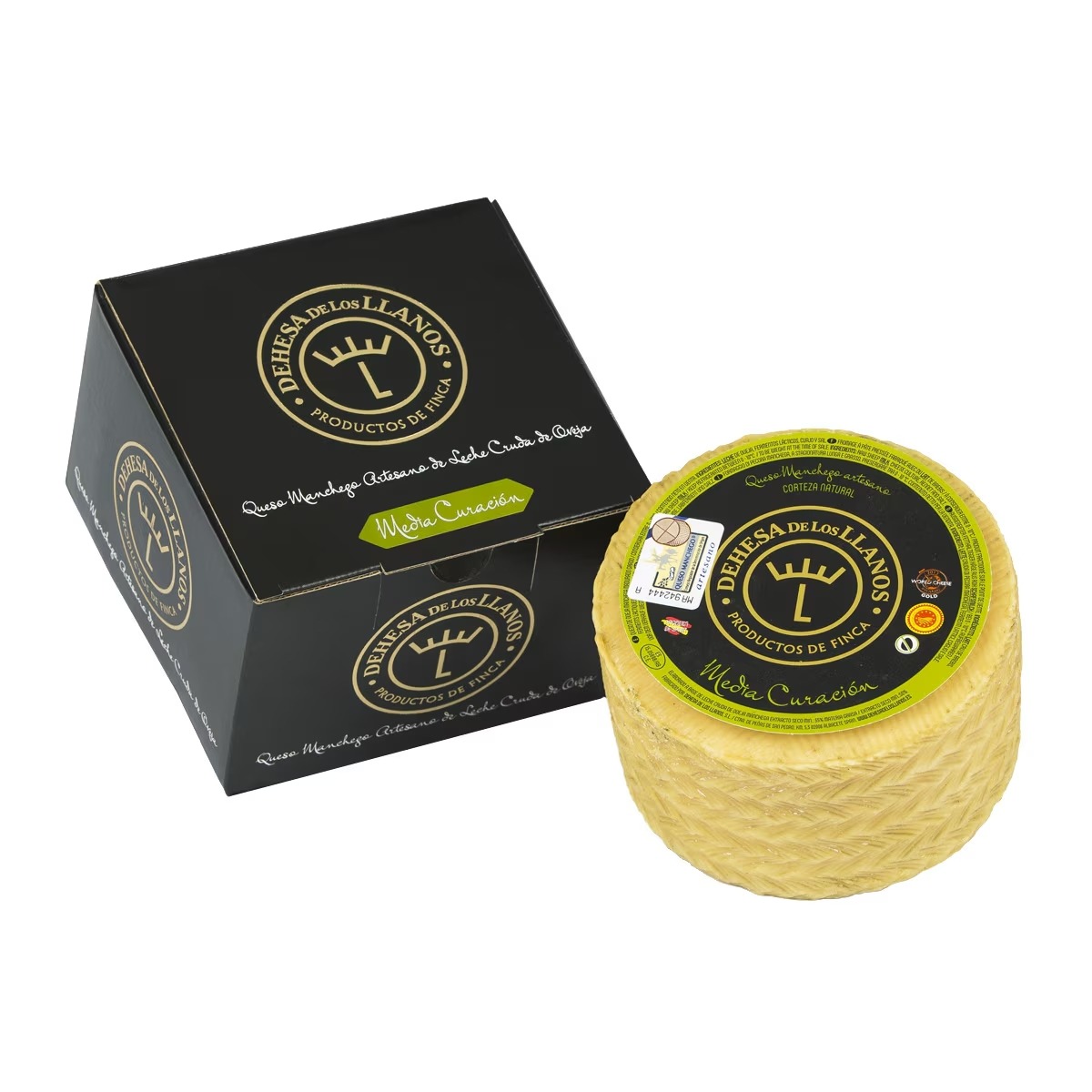 Queso manchego semicurado Dehesa de los Llanos.