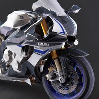 Esta Yamaha YZF-R1M no usa gasolina, se puede levantar con un dedo y cualquiera puede fabricarla