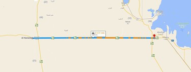 240 km sin una sola curva y con tráfico: así es la carretera recta más larga del mundo, un desafío para la paciencia