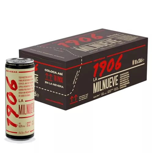 1906 Reserva Especial - Cerveza Lager Extra, Frigopack de 10 Latas