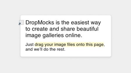 DropMocks: Algo más simple para compartir imágenes es imposible