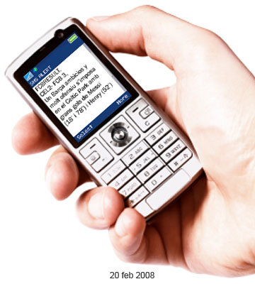 SMS especiales: un robo a mano armada