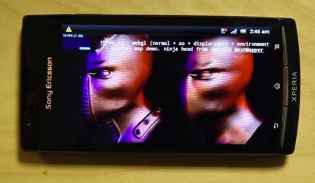 Sony Ericsson incorpora el soporte WebGL en su actualización a Gingerbread