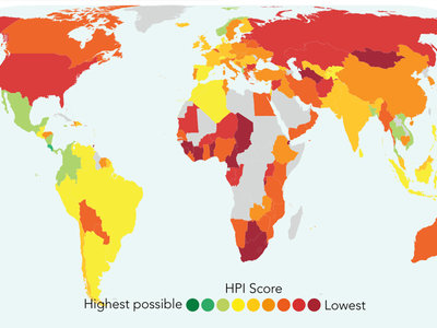Este mapa interactivo muestra cuáles son los países más felices del planeta