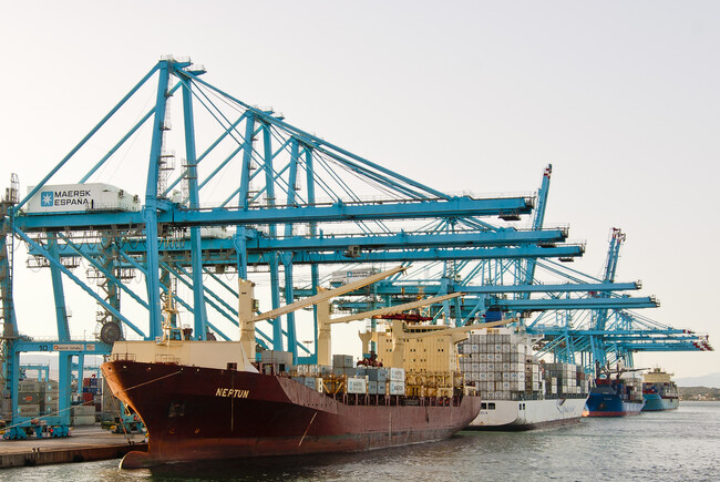 Port Of Algeciras Juan Carlos I Dock
