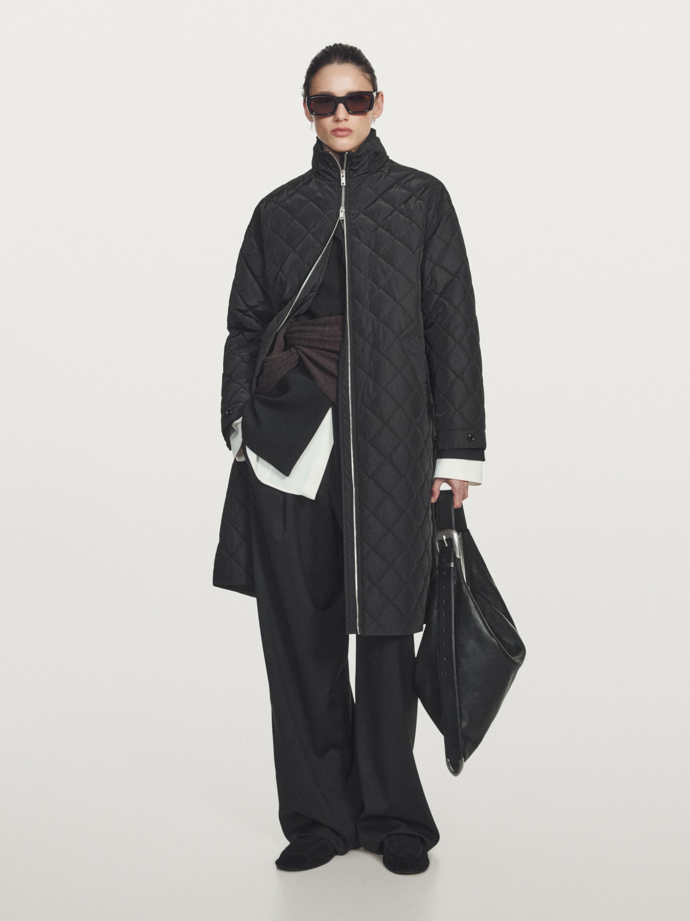 Parka larga impermeable