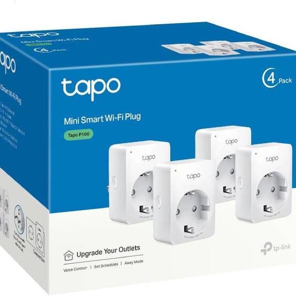 Tapo P100 (4 paquetes) – Mini enchufe inteligente Wi-Fi