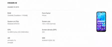ファーウェイ Y5 2019